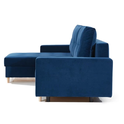 Rohová sedací souprava PALIKI - modrá