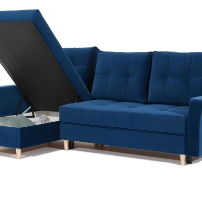 Rohová sedací souprava PALIKI - modrá