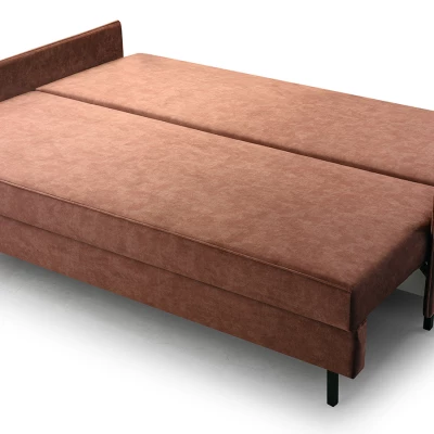 Rozkládací pohovka TIBORA - starorůžová