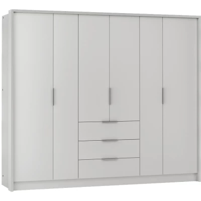 Kombinovaná šatní skříň 255 LEOPOLDA - bílá