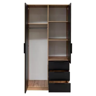 Předsíňová skříň 100 AGNESA se zrcadlem - bílá