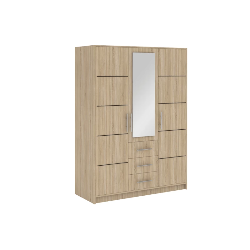 Kombinovaná šatní skříň 147 AGNESA - dub sonoma