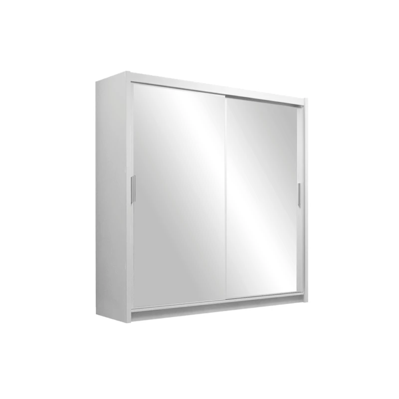 Šatní skříň 203 JULIA se zrcadly - bílá