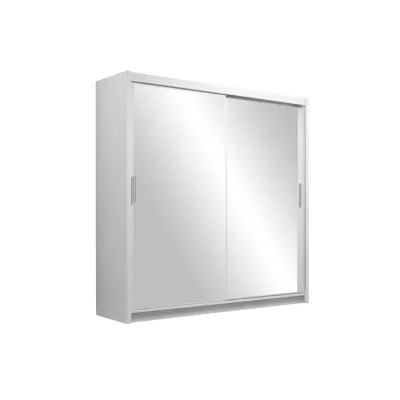 Šatní skříň 203 JULIA se zrcadly - bílá