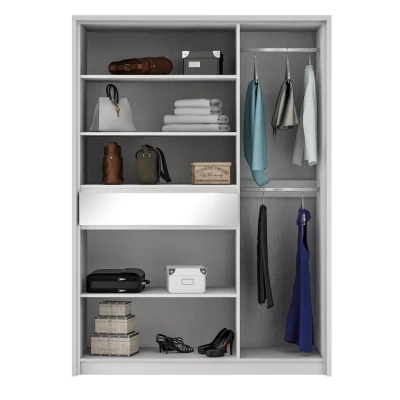 Kombinovaná šatní skříň 157 ISABELA - bílá