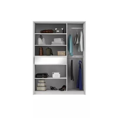 Kombinovaná šatní skříň 157 ISABELA - bílá