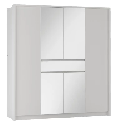 Kombinovaná šatní skříň 200 ISABELA - bílá