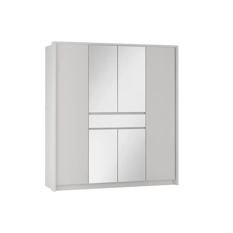 Kombinovaná šatní skříň 200 ISABELA - bílá