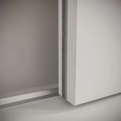 Kartáč proti prachu do dvoudveřových skříní DONICELA - bílá