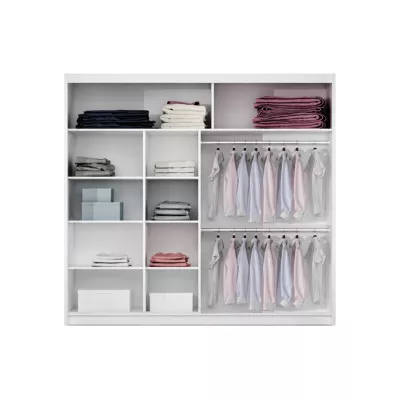 Šatní skříň 203 CHITA se zrcadlem - dub sonoma