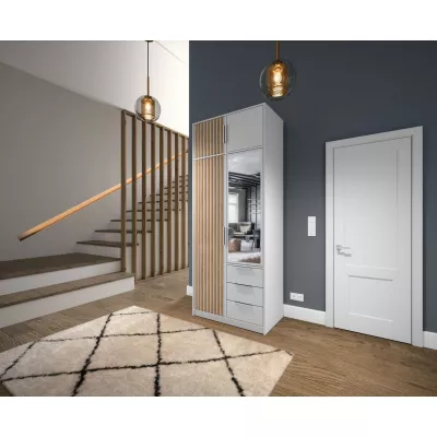 Nástavba na šatní skříň 100 AGNESA - bílá