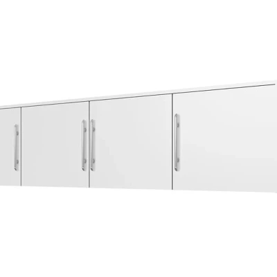 Čtyřdveřová nástavba na šatní skříň 196 AGNESA - bílá