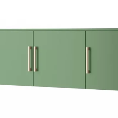 Čtyřdveřová nástavba na šatní skříň 196 AGNESA - zelená