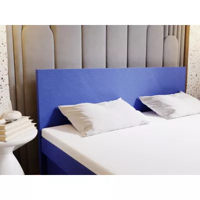 Čalouněná postel 180x200 AVRIL 2 s úložným prostorem - modrá