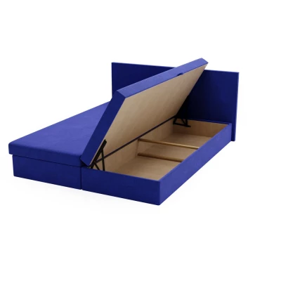 Čalouněná postel 160x200 AVRIL 2 s úložným prostorem - korálová