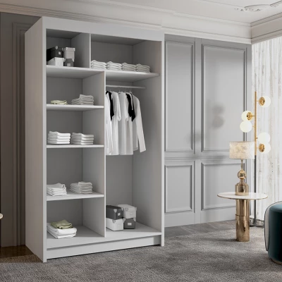 Šatní skříň MILINA - 100 cm, kašmír