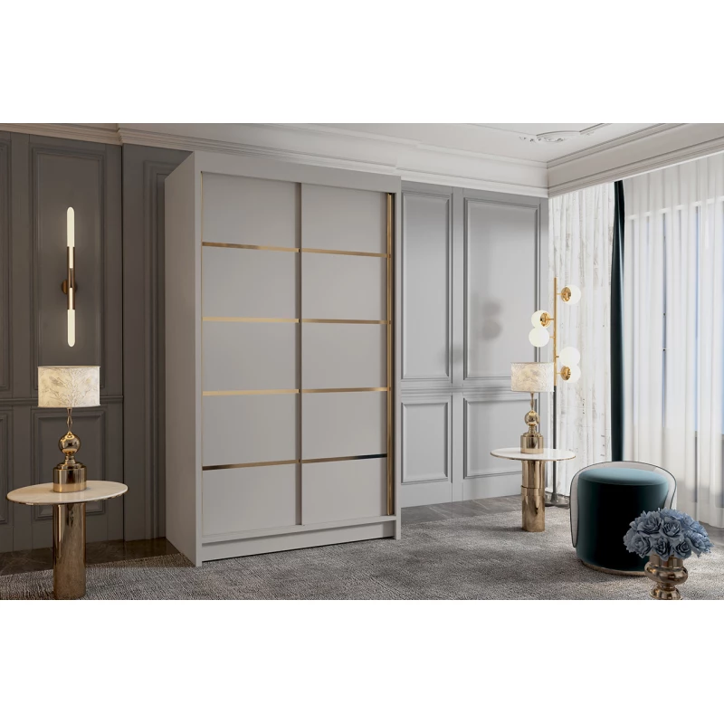 Šatní skříň MILINA - 100 cm, kašmír