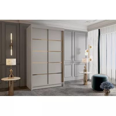 Šatní skříň MILINA - 100 cm, kašmír