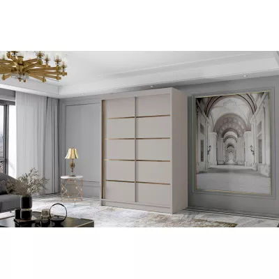 Šatní skříň MILINA - 120 cm, kašmír