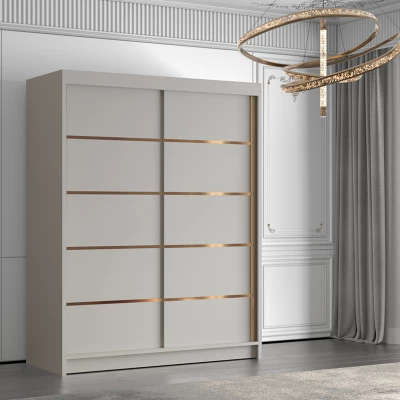 Šatní skříň MILINA - 150 cm, kašmír
