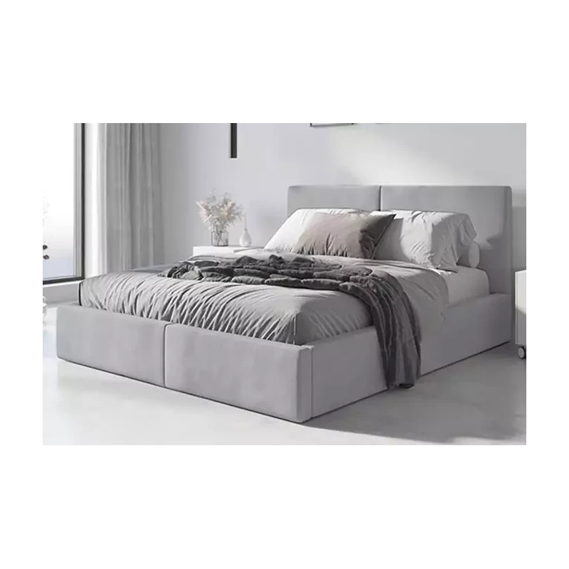 Manželská postel 180x200 JOSKA s matrací - popelavá