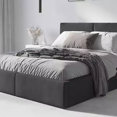 Manželská postel 160x200 JOSKA s matrací - grafit