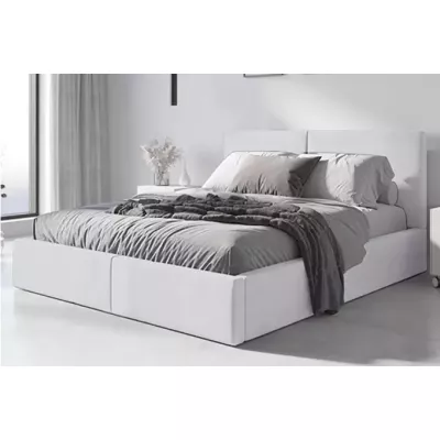 Manželská postel 140x200 JOSKA s matrací - bílá