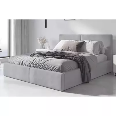 Jednolůžková postel 120x200 JOSKA s matrací - popelavá