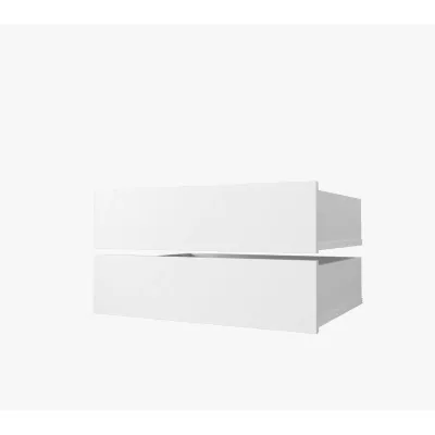 Set 2 šuplíků do skříně 250 cm UNIS - bílý