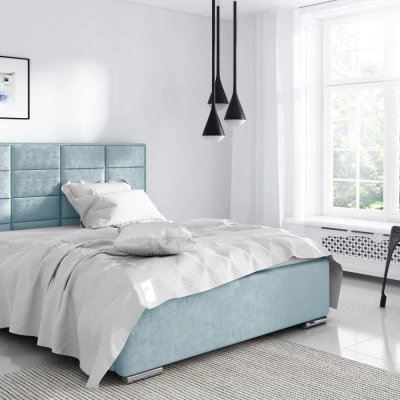 Jednolůžková postel 120x200 CAFFARA - modrá