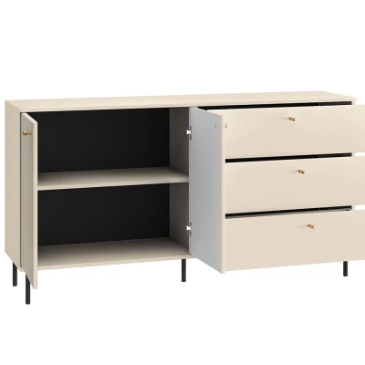 Široká kombinovaná komoda FAREL - kašmír