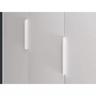 Šatní skříň 138 ARANA - bílá / dub castello / grafitová