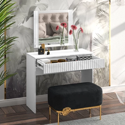 Toaletní stolek ADEM - bílý