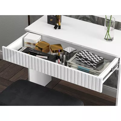 Toaletní stolek ADEM - bílý