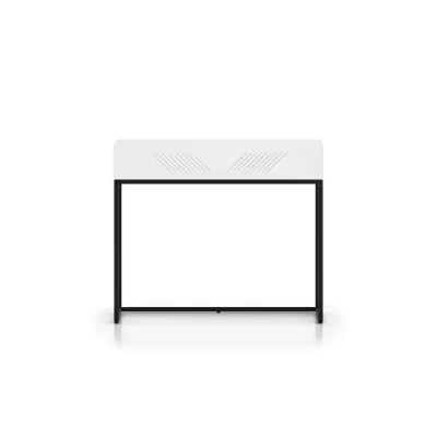 Konzolový stolek ADELE 3 - bílý / černý