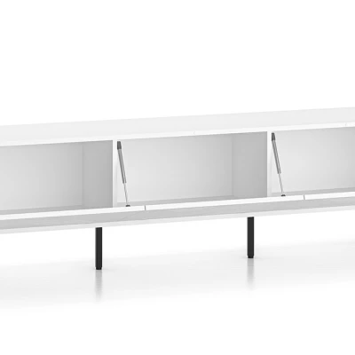 Televizní stolek ADELE 2 - bílý / černý