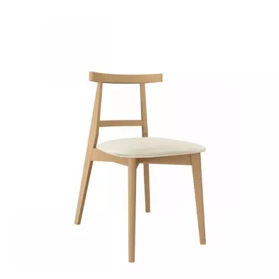 Čalouněná kuchyňská židle CIBOLO 5 - buk / smetanová