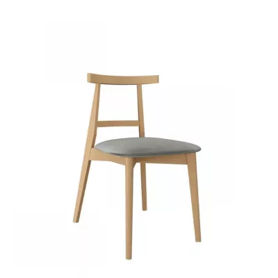 Čalouněná kuchyňská židle CIBOLO 5 - buk / šedá