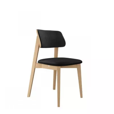 Kuchyňská židle s čalouněním CIBOLO 2 - buk / černá
