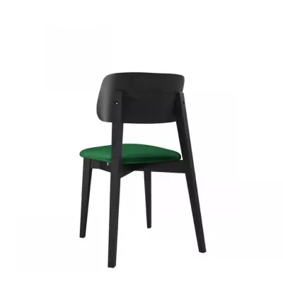 Kuchyňská židle s čalouněním CIBOLO 2 - černá / zelená