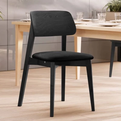 Čalouněná židle do kuchyně CIBOLO 1 - černá