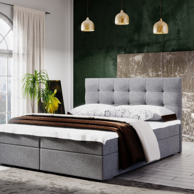 Manželská čalouněná postel 160x200 STIG II. 