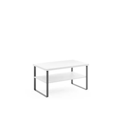 Konferenční stolek AMAIRA - 100 cm, bílý
