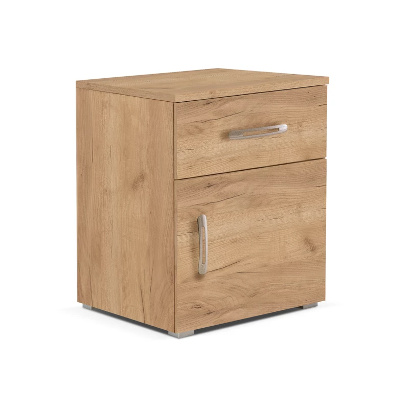 Noční stolek SALAH - dub craft zlatý