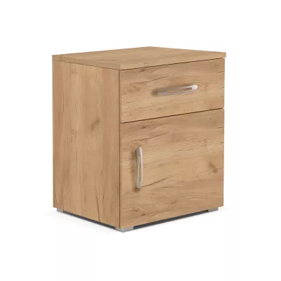 Noční stolek SALAH - dub craft zlatý