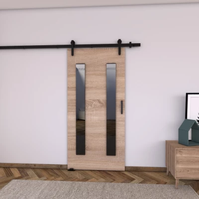 Posuvné dveře BUSHLAND 8 - 86 cm, dub sonoma