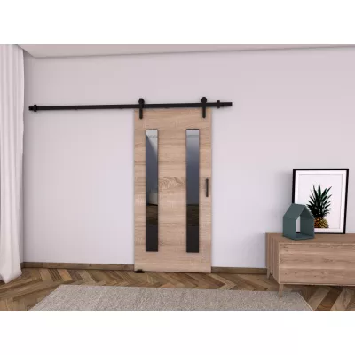 Posuvné dveře BUSHLAND 8 - 76 cm, dub sonoma