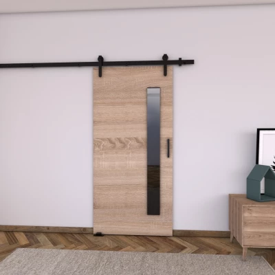 Interiérové dveře na stěnu BUSHLAND 7 - 86 cm, dub sonoma