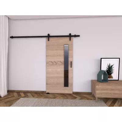 Interiérové dveře na stěnu BUSHLAND 7 - 86 cm, dub sonoma