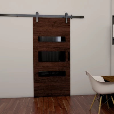 Posuvné dveře BUSHLAND 4 - 86 cm, wenge